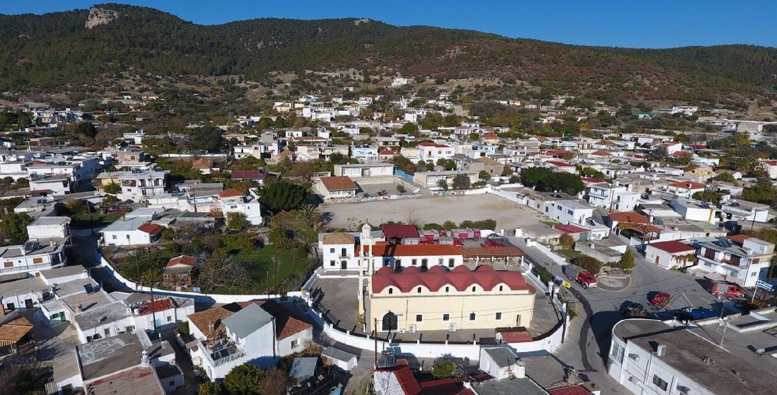 Apollona village food and mountain taverna Rhodes
